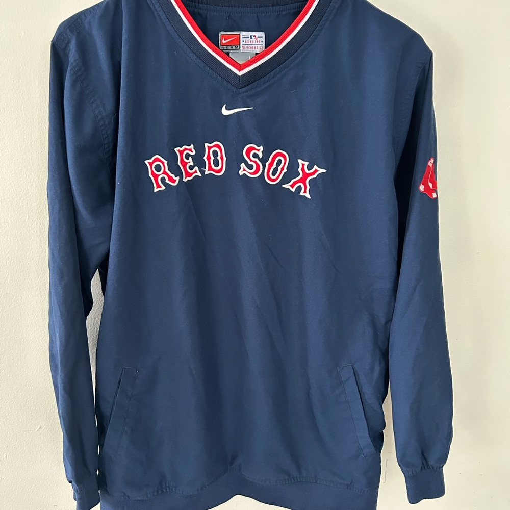 Nike Red Sox Light Weight Pull Over Men’s Large